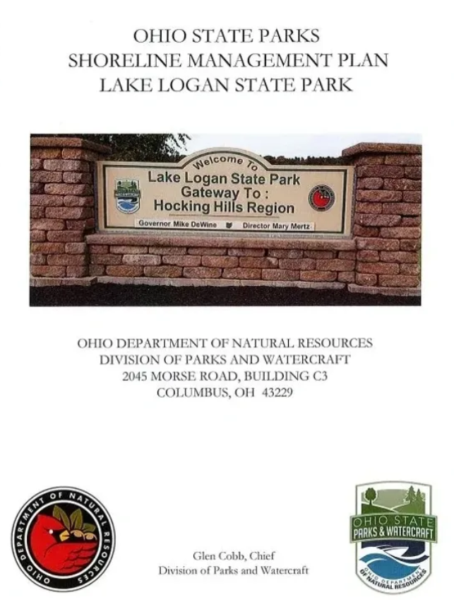 Shoreline Management Plan Lake Logan State Park